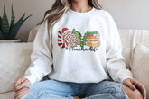 Love Teacher Life Jumper, Christmas Sweatshirt, Christmas Gift for Teacher - Craftellery